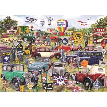 Gibsons - Puzzle Motoring Memorabilia - 1 000 piese