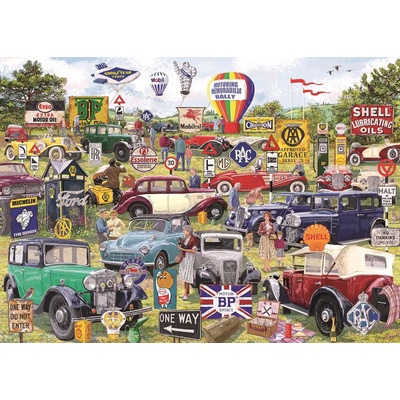 Gibsons - Puzzle Motoring Memorabilia - 1 000 piese