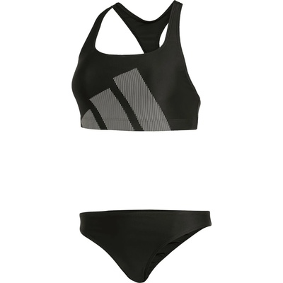 Adidas Дамски комплект бикини adidas Women's 3 Bar Logo Bikini Set Bikini - Black - размер 34 (EU) (150-6695-0112)
