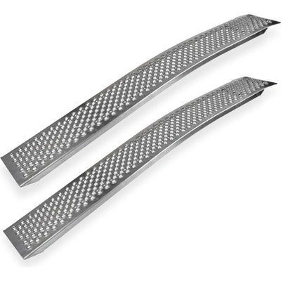 DEMA Hliníkové nájezdové rampy ohnuté do 200 kg, pár 24413D