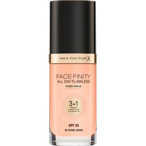 MAX Factor Facefinity All Day Flawless дълготраен фон дьо тен SPF 20 цвят 35 Pearl Beige 30ml