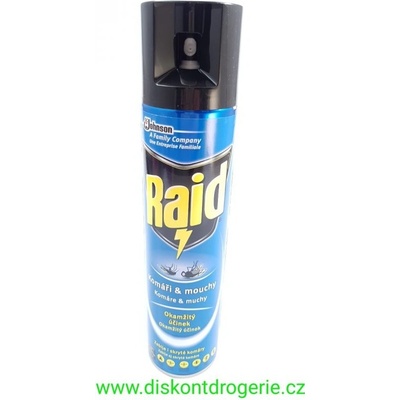 Raid spray proti létajícímu hmyzu 400 ml – Hledejceny.cz
