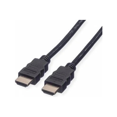 Roline Кабел ROLINE 11.04. 5542 : : HDMI, High Speed, Ethernet, 4K FHD, До 3840 x 2160 / 30 Hz, M/M, 2.0 м, Черен, 11.04. 5542