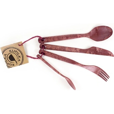 KUPILKA Cutlery sada príboru v balení, červená (30250253B)