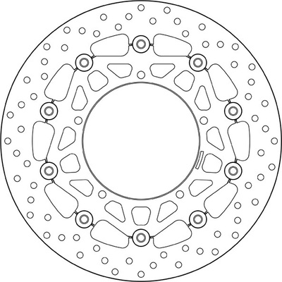 Predný brzdový kotúč Brembo YAMAHA 1000 FZ1 2006 - 2011