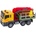LeanToys Детска играчка Lean Toys - Камион за превоз на трупи, 27 cm, жълт (21448)