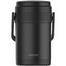 KingHoff termoska 1,5 l+ 3 dózy čierný