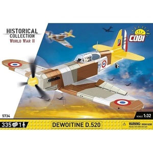 COBI II WW Dewoitine D. 520, 1: 32, 335 к, 1 ф (COBI-5734)