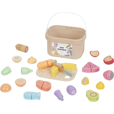 eliNeli Fruit Vegetables комплект играчки от дърво