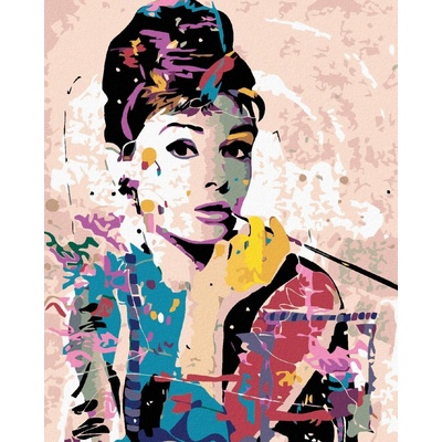 Zuty Audrey Hepburn 40 x 50 cm vypnuté plátno na rám 8596530004974