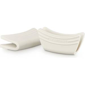 Le Creuset Ръкавица за фурна до тенджера за готвене 12 cm, комплект от 2 бр. , MERINGUE, силикон, Le Creuset (LECR42813007160000)