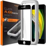 Spigen alm glass fc iphone 7/8/se 2020 ЧЕРЕН