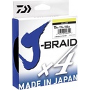 DAIWA J-BRAID X4 ŠNÚRA yellow 135m 0,10mm