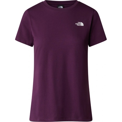 The North Face Дамска тениска w s/s simple dome tee black currant purple - xxl (nf0a87nhv6v)