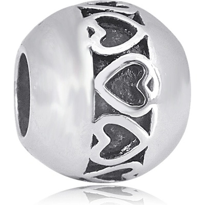 Linda's Jewelry Přívěsek Spojená Srdce chirurgická ocel IP019