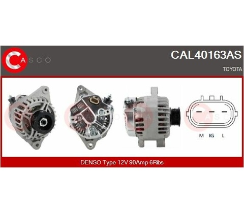 generátor CASCO CAL40163AS