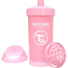 Twistshake Láhev pro děti pastelově růžová 360 ml