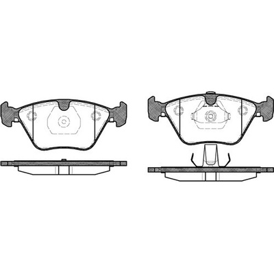 Sada brzdových platničiek kotúčovej brzdy REMSA 0270.13