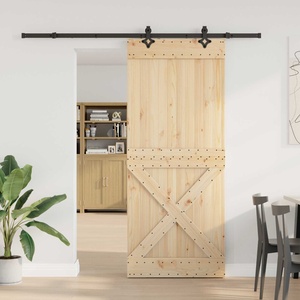 vidaXL Преплъзваща се врата NARVIK 95 x 210 см (213, 5 см) (3445381)