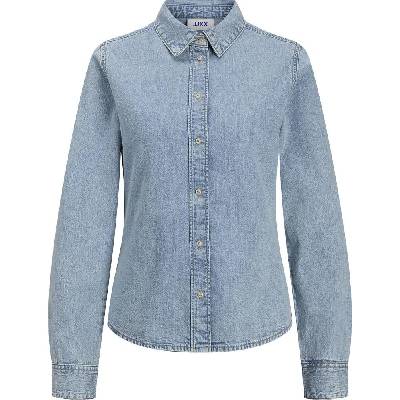 Риза с дълъг ръкав Jack & jones Rose R187 Denim JJXX long sleeve shirt - Blue (Light Blue Denim)