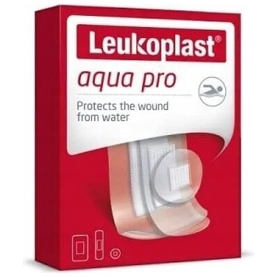LEUKOPLAST AQUA PRO náplasť na rany, vodeodolná, 3 veľkosti, (inov.2020/2021) 20 ks