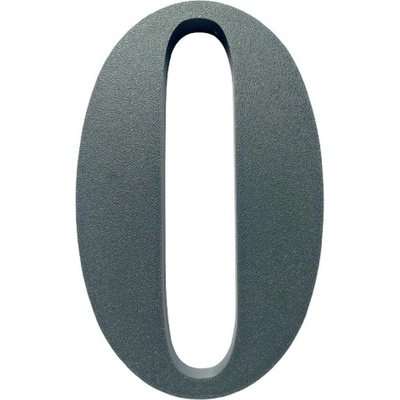 Domovní číslo popisné 0 na zateplenou fasádu barva antracit, výška 170 mm – Zboží Mobilmania