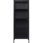 Unique Furniture Черна метална витрина 58x160 cm Carmel - Unique Furniture (44290600)