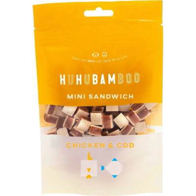 Huhubamboo kuřecí mini sandwich s treskou 75 g