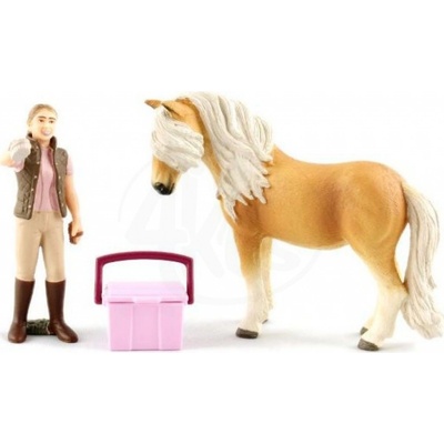 Schleich 41431 Opatrovateľka s poníkom Islandským