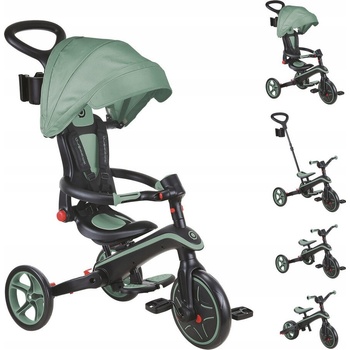 Globber EXPLORER TRIKE FOLDABLE 4in1 Zelená