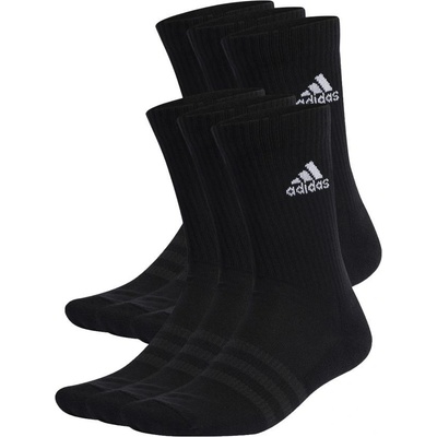 Adidas Cushioned Sportswear Crew Socks 6P Černý