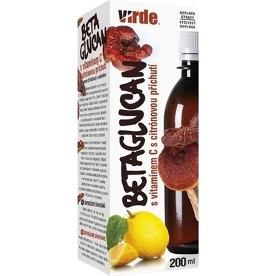 VIRDE Бета-глюкани от рейши + Витамин C, 200 ml, Virde (351979 (DSV247) VIRDE)