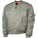 Bunda MFH MA1 bomber pilot modrá