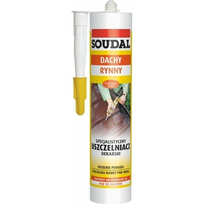 Soudal Strešný silikónový 300 ml hnedá