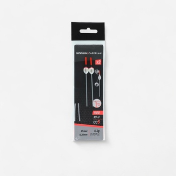 CAPERLAN Set 2 plavákov na lov kapra na plávanú PF-F900 CC5 0,2g