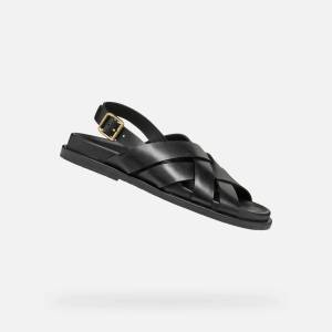 Geox Черни дамски сандали Geox Adelash Geox | Cheren | ЖЕНИ | 35
