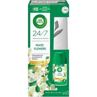 Air Wick Freshmatic Автоматичен освежител за въздух със спрей Освежител с аромат на свежест и жасмин 250 мл (3320740)