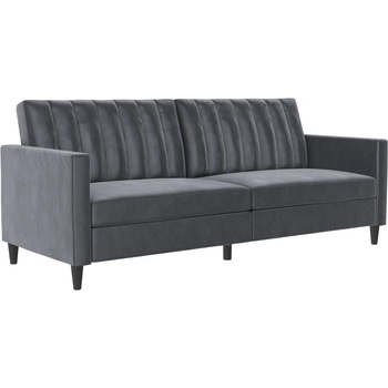 Støraa Сив кадифен диван 207 cm Celine - Støraa (5926993)