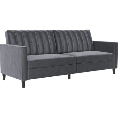 Støraa Сив кадифен диван 207 cm Celine - Støraa (5926993)