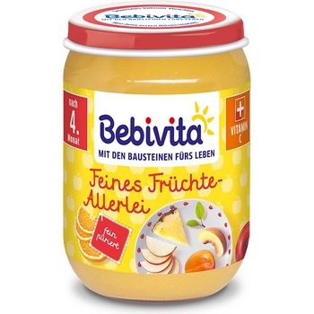 Bebivita различни плодове 190г