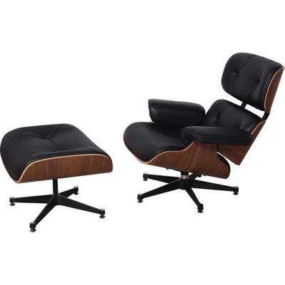Umakov kožené Charles & Ray Eames replika ořech N2 / 25 black – Zbozi.Blesk.cz