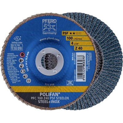 Pferd Brúsny lamelový kotúč 100 x 16 mm 40 4007220953273