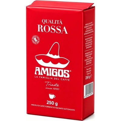 Amigos Caffé Trieste Qualitá Rossa mletá káva 250 g