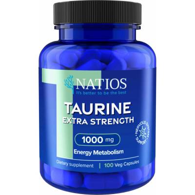 NATIOS Taurine Extra Strength 1000 100 kapsúl