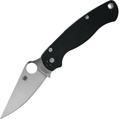 Spyderco ParaMilitary2 Black G-10 PlainEdge C81GP2