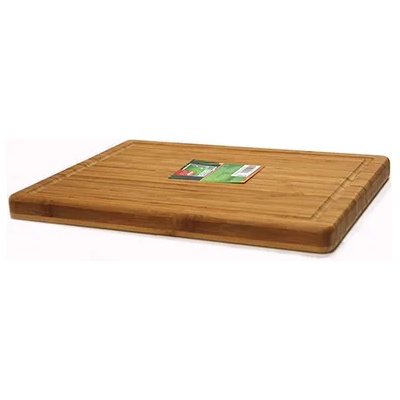 Horecano Бамбукова правоъгълна дъска с улей 49/35, 3-h3, 5cm (B3190) (0116192)