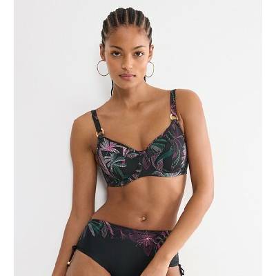 Triumph plavky Summer Tropics W 01 0034 Black komb.