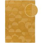 Flair Rugs Жълт вълнен килим , 160 x 230 cm Gigi - Flair Rugs (503119367913)
