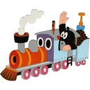 DoDo Drevená dekorácia velká Krtko v autíčku 33x31x0,6 cm