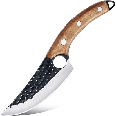 IZMAEL Kuchynský sekací nôž Okajama Hnedá/Bez puzdra 14.6 cm